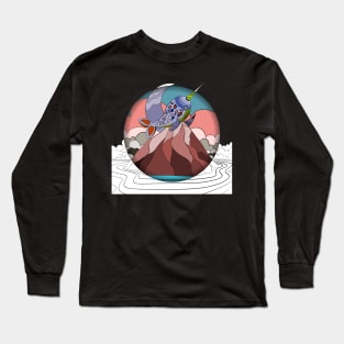 Space Narwhal Long Sleeve T-Shirt